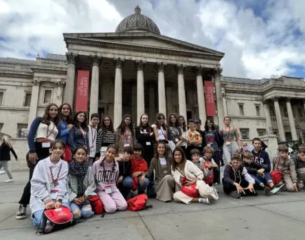 Estudiantes de LK en Londres disfrutando en un ministay