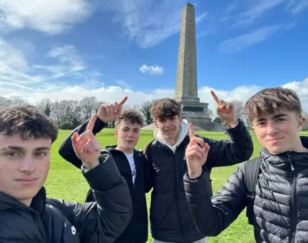 LKers en Phoenix Park en un ministay en Dublin