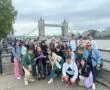 Estudiantes de excursión en Londres como parte de su viaje de fin de curso